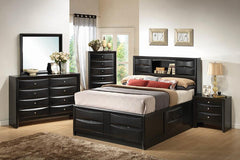 Briana Black California King Storage Bed
