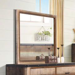 Sembene Brown Dresser Mirror
