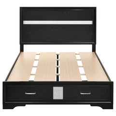 Miranda Black Full Storage Bed