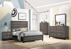 Watson Grey Full Bed 4 Pc Set