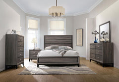 Watson Grey California King Bed 5 Pc Set