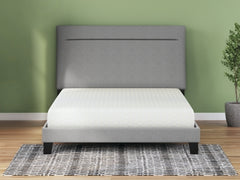 Chime 8 Inch Memory Foam Full Mattress in a Box with Culverbach Full Panel Bed