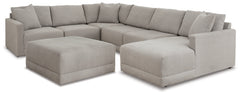 Katany 6-Piece Sectional with Ottoman - PKG014517