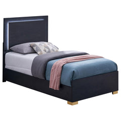 Marceline Black Twin Bed