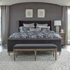 Alderwood Grey Queen Bed