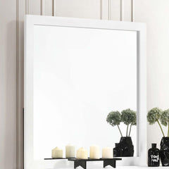 Kendall White Dresser Mirror