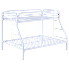 Morgan White Twin / Full Bunk Bed