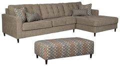 Flintshire 2-Piece Sectional with Ottoman - PKG001030
