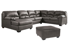 Aberton 3-Piece Sectional with Ottoman - PKG007283
