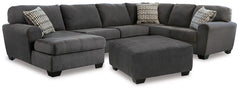 Ambee 3-Piece Sectional with Ottoman - PKG010934