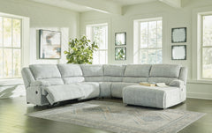 McClelland 5-Piece Reclining Sectional with Chaise - 29302S7