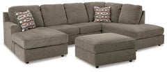 O'Phannon 2-Piece Sectional with Ottoman - PKG014855