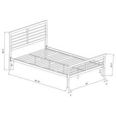 Cooper Silver Queen Bed