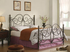 London Brown Queen Headboard / Footboard