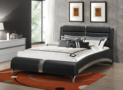 Jeremaine Black Eastern King Bed