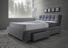 Fenbrook Grey California King Storage Bed