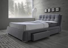 Fenbrook Grey Queen Storage Bed