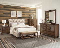 Devon Brown Full Bed 5 Pc Set