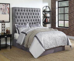Camille Grey Eastern King Headboard