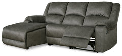 Benlocke 3-Piece Reclining Sectional with Chaise - 30402S4