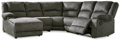 Benlocke 5-Piece Reclining Sectional with Chaise - 30402S8