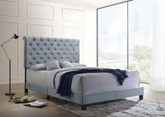 Warner Blue Eastern King Bed