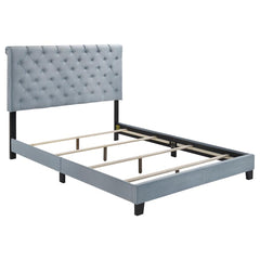 Warner Blue Queen Bed