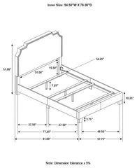 Tamarac Grey Full Bed