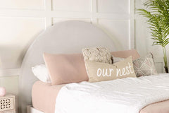 June Ivory Twin Headboard