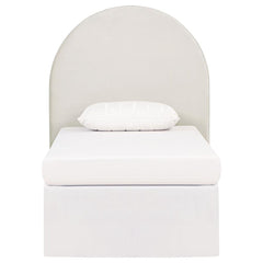 June Ivory Twin Headboard