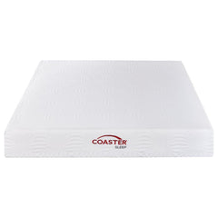 Key White 10" California King Memory Foam Mattress