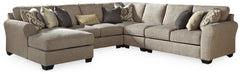 Pantomine 5-Piece Sectional with Ottoman - PKG010941