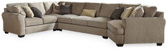 Pantomine 4-Piece Sectional with Ottoman - PKG010952