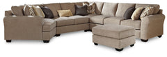 Pantomine 5-Piece Sectional with Ottoman - PKG010942