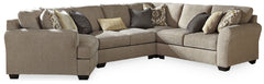 Pantomine 4-Piece Sectional with Ottoman - PKG010943