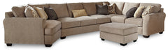 Pantomine 4-Piece Sectional with Ottoman - PKG010944