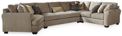 Pantomine 4-Piece Sectional with Ottoman - PKG010944