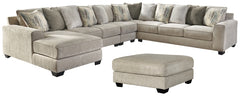 Ardsley 5-Piece Sectional with Ottoman - PKG001218