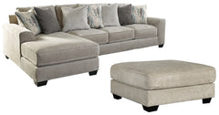 Ardsley 2-Piece Sectional with Ottoman - PKG001214