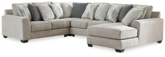 Ardsley 4-Piece Sectional with Ottoman - PKG001221
