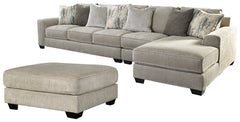 Ardsley 3-Piece Sectional with Ottoman - PKG001217