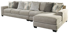 Ardsley 3-Piece Sectional with Ottoman - PKG001217