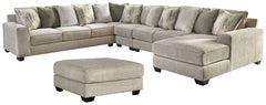Ardsley 5-Piece Sectional with Ottoman - PKG001219