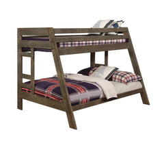 Wrangle Hill Grey Twin / Full Bunk Bed