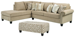 Dovemont 2-Piece Sectional with Ottoman - PKG008202