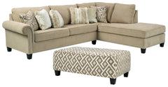 Dovemont 2-Piece Sectional with Ottoman - PKG008201