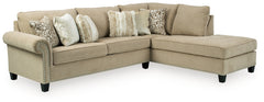 Dovemont 2-Piece Sectional with Ottoman - PKG008201