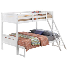 Littleton White Twin / Full Bunk Bed
