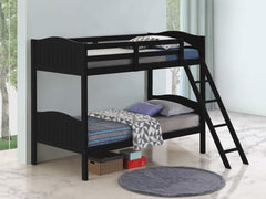 Arlo Black Twin / Twin Bunk Bed