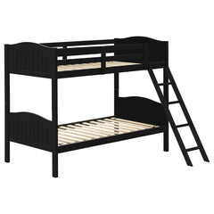 Arlo Black Twin / Twin Bunk Bed